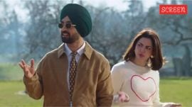 Diljit Dosanjh and Hania Amir in Sardarji. (Photo: IMDb)