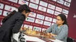 Savitha Shri B held Koneru Humpy to a draw in the final round of World Rapid Championship which denied Humpy to defend her title. (PHOTO: FIDE/Lennart Ootes)