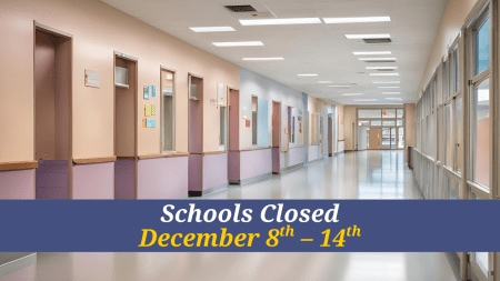 School Holidays in December 8 to 14 week (Image via Canva)