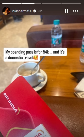 Nia Sharma's Instagram Story