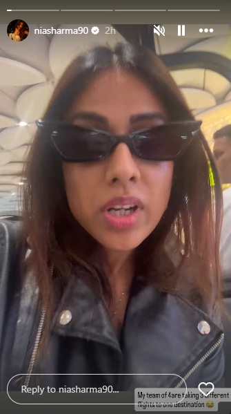Nia Sharma's Instagram Story