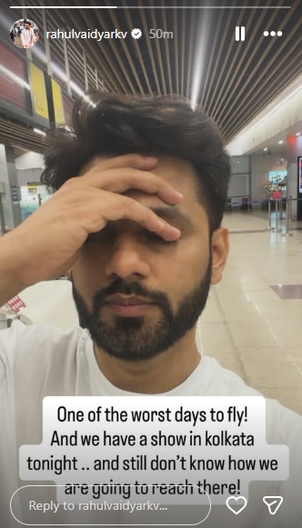 Rahul Vaidya's Instagram Story