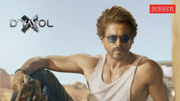 Shah Rukh Khan promotes Aryan Khan's new eyewear collection.