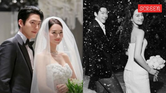Shin Min A and Kim Woo Bin
