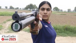Shooter Suruchi Phogat at her residence in Jhajjar, Haryana on Tuesday. (Express photo by Anil Sharma)