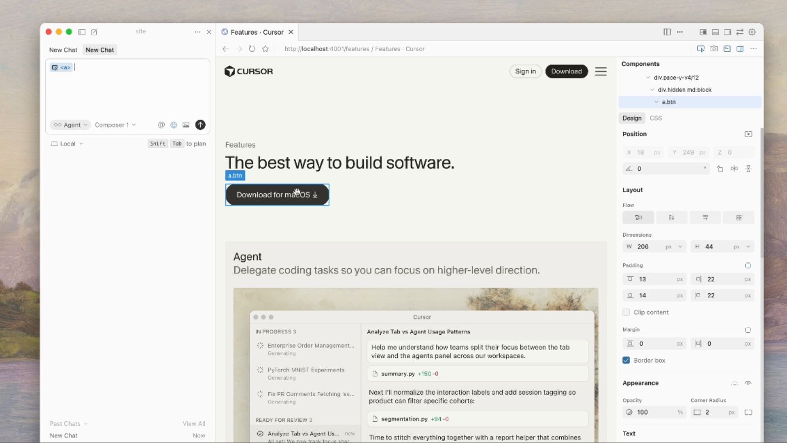Cursor launches Visual Editor, extending agentic ‘vibe-coding’ from code generation into UI design workflows