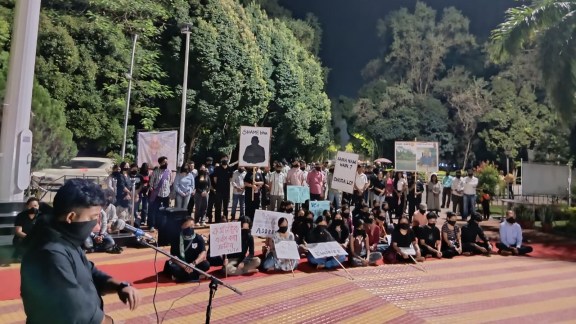 Tezpur University, Tezpur University protest, Tezpur University protest flares, Sikkim University, Tezpur University Finance Officer joins Sikkim University, Indian express news, current affairs