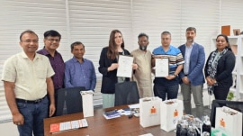 The curriculum alternates between expert faculty from Italy and India (Image via IIT Hyderabad)