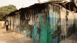 The shelter was closed from inside when the blaze started Delhi shelter home fire, Coolie Camp Vasant Vihar, Delhi fire two men dead, SPYM NGO shelter, South-west Delhi fire incident, Indian express