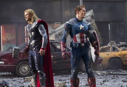 Thor and Captain America