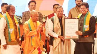 With Assembly polls in Uttar Pradesh due in 2027, Chaudhary underlined the contribution of party workers in fighting the elections, and said they would be his topmost priority. (Express Photo by Vishal Srivastav)