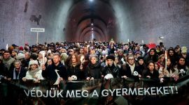 Hungary protest