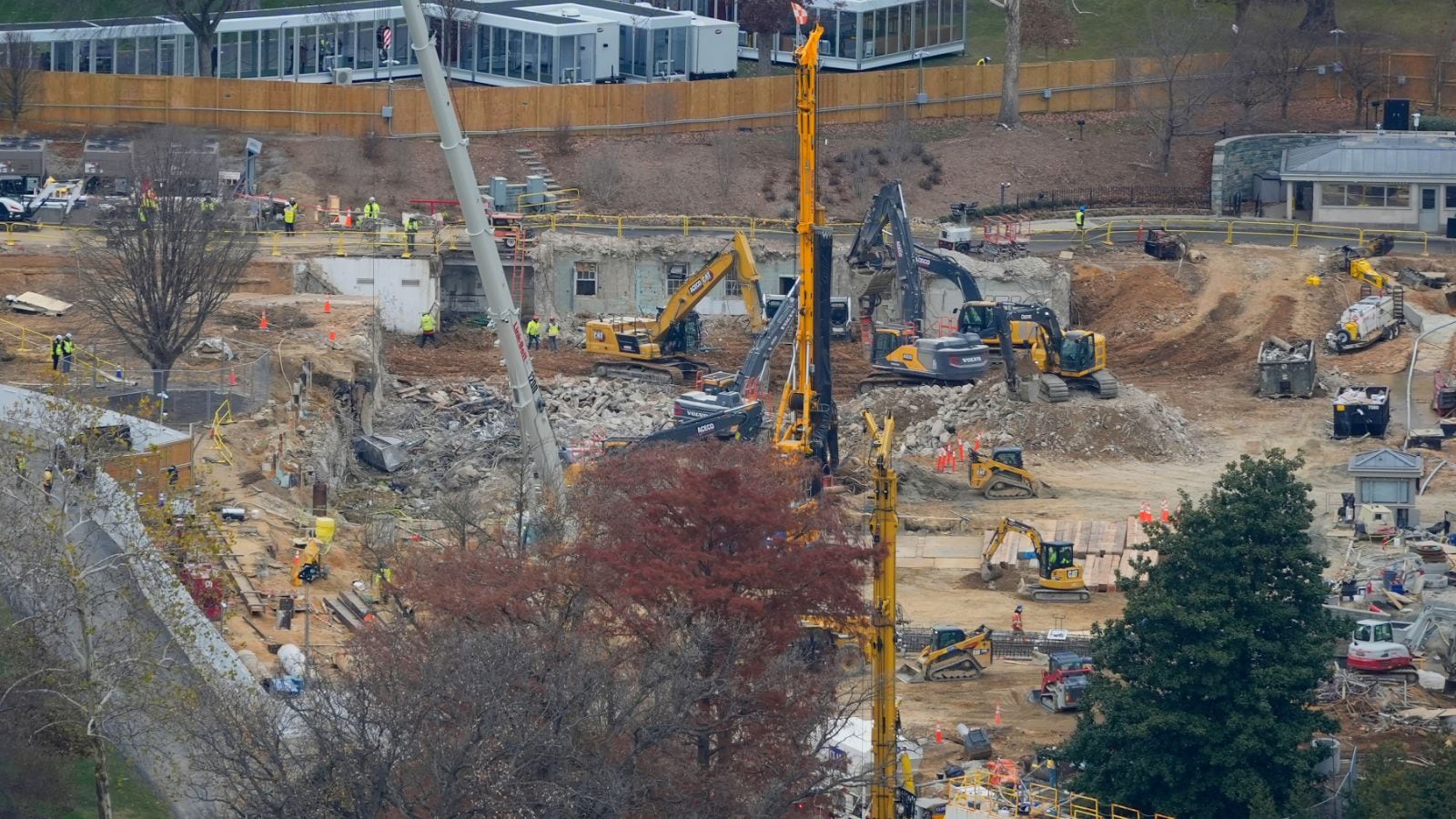 Donald Trump administration says White House ballroom construction is a matter of national security 