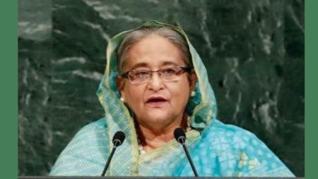 Former Bangladesh prime minister Sheikh Hasina