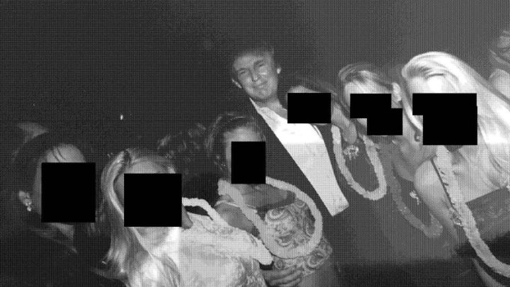 Donald Trump and Jeffrey Epstein