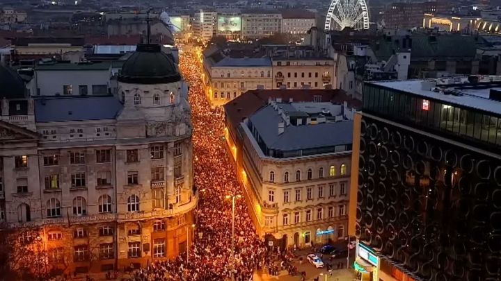 Hungary protest