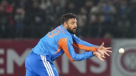 Chakravarthy now holds a 119-point advantage over his closest rival in New Zealand seamer Jacob Duffy (699) in second-place (PTI Photo)