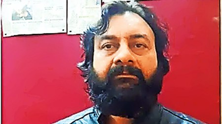 Vinay Tyagi, Haridwar gangster, Haridwar gangster shooting attack, Haridwar gangster shooting attack sparks suspensions, Laksar flyover, Laksar flyover shooting attack, AIIMS Rishikesh, Indian express news, current affairs