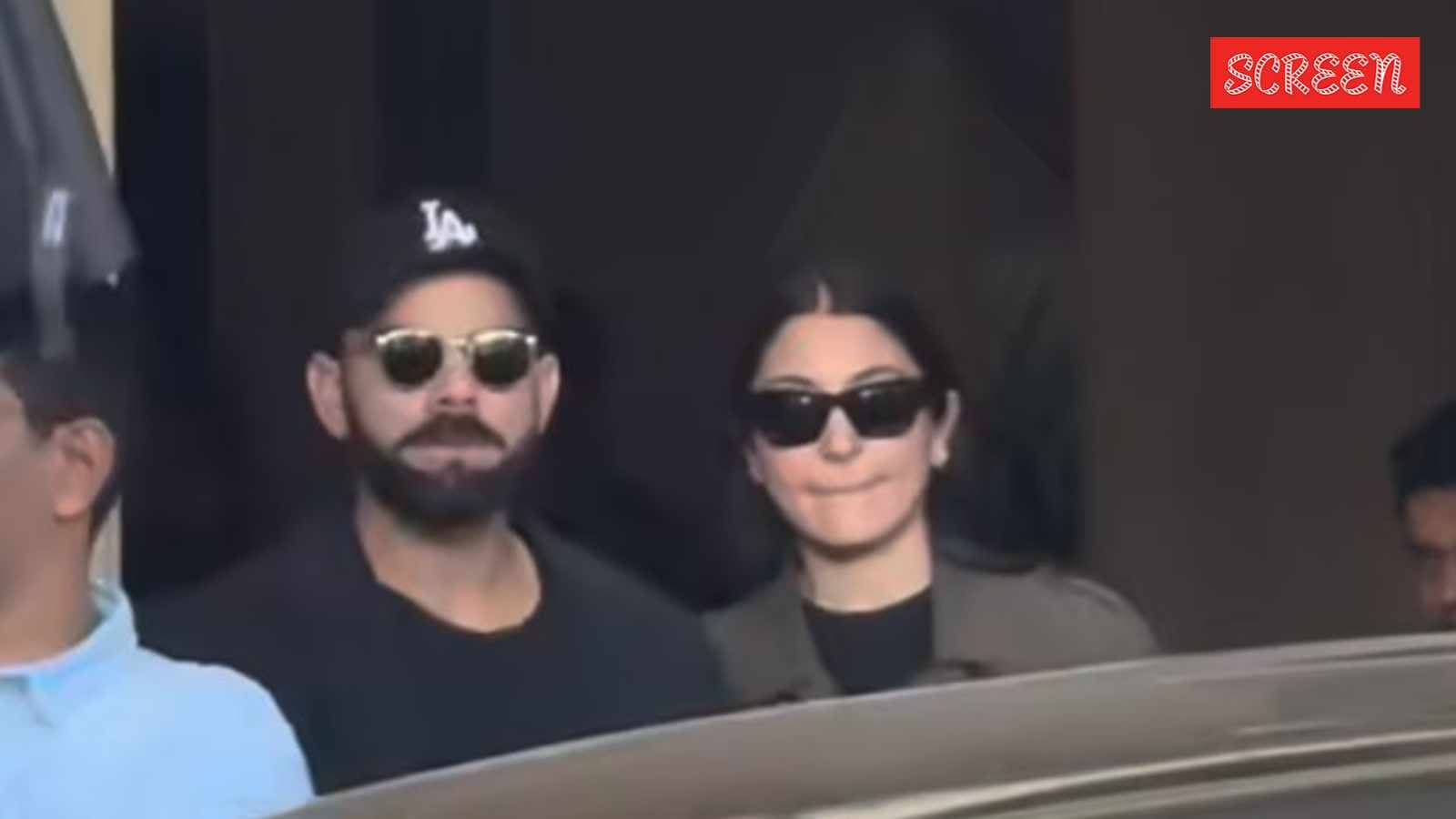 Anushka Sharma makes rare appearance with Virat Kohli in India, ignores paparazzi. Watch