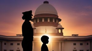 Supreme Court stays transfer of woman Army officer with disabled child.