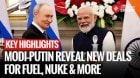 India–Russia Summit: Key Takeaways From Modi–Putin Joint Statements