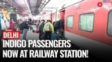 IndiGo Passengers Now at Delhi Railway Station Speak About Their Struggle