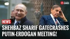 After 40 Mins of Waiting, Pakistan PM Sharif Walks Into Putin–Erdogan Meeting at Turkmenistan Summit