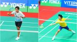 Surya Charishma (L) got the better of 14-year-old Tanvi Patri 17-21, 21-12, 21-14 in the women’s singles final at the nationals. (PHOTO: BAI)