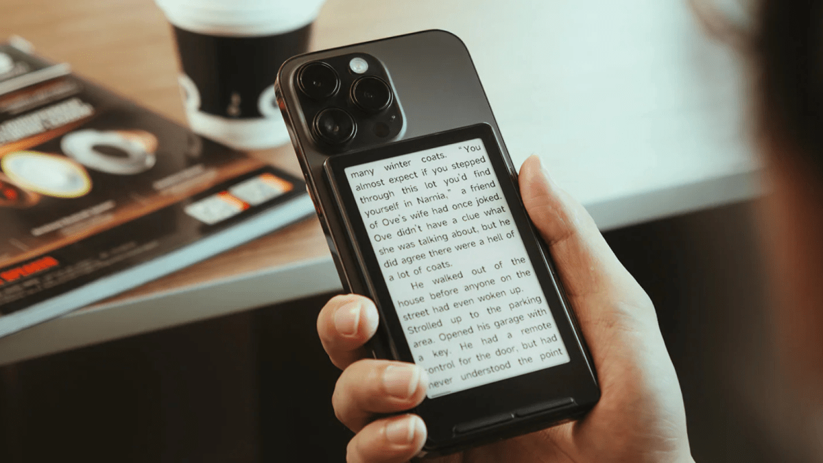 Meet Xteink X4, a tiny e-reader that magnetically sticks to the