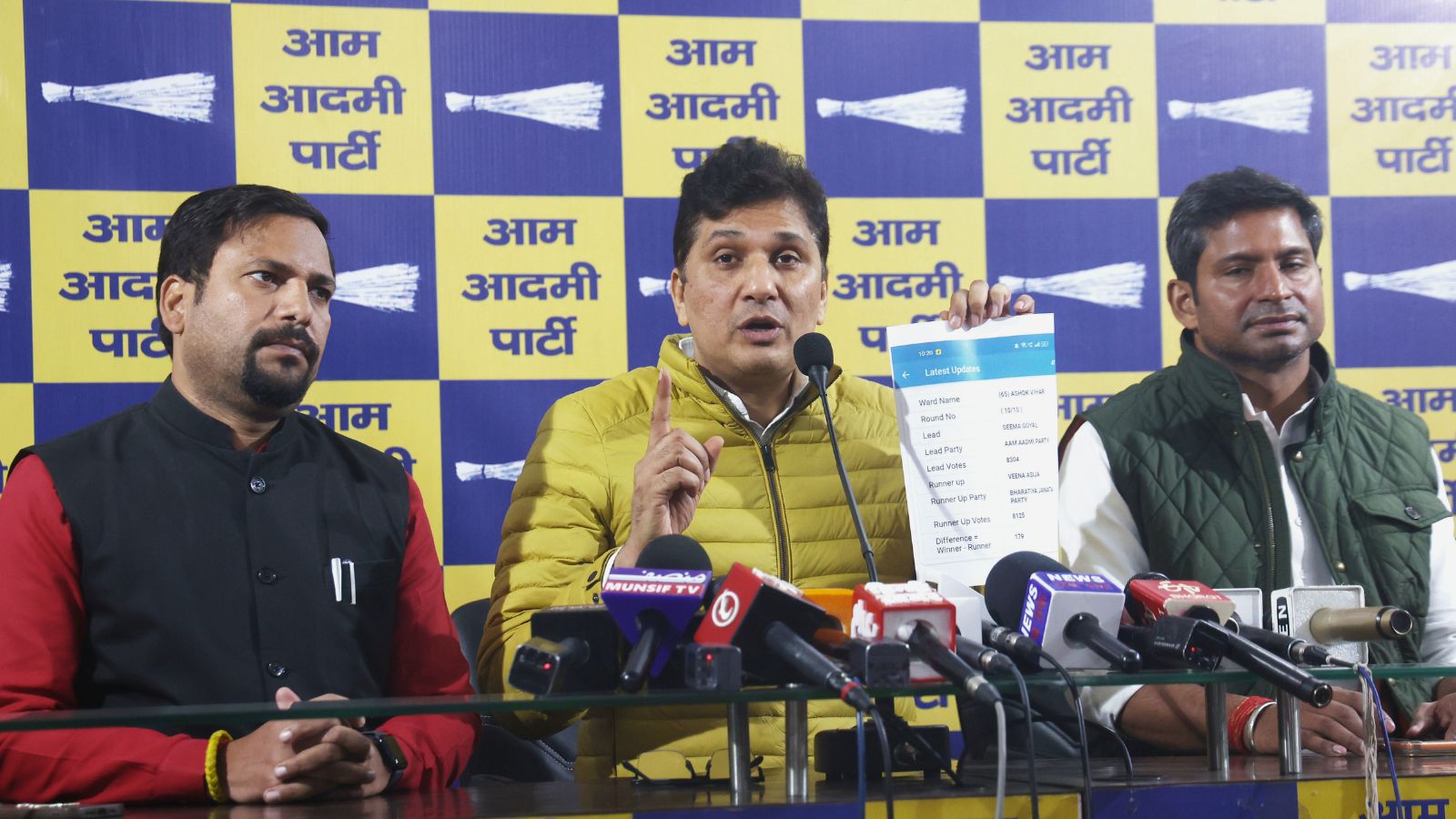 MCD bypolls: With wins in 3 wards, Kejriwal says public’s trust ...