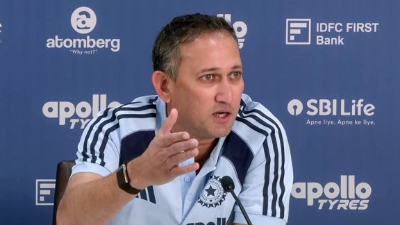 Agarkar asserted that Gill's ommission had nothing to do with the 25-year-old's form and was more about the combination that the team was looking for at the top of the batting order. (ANI Photo)