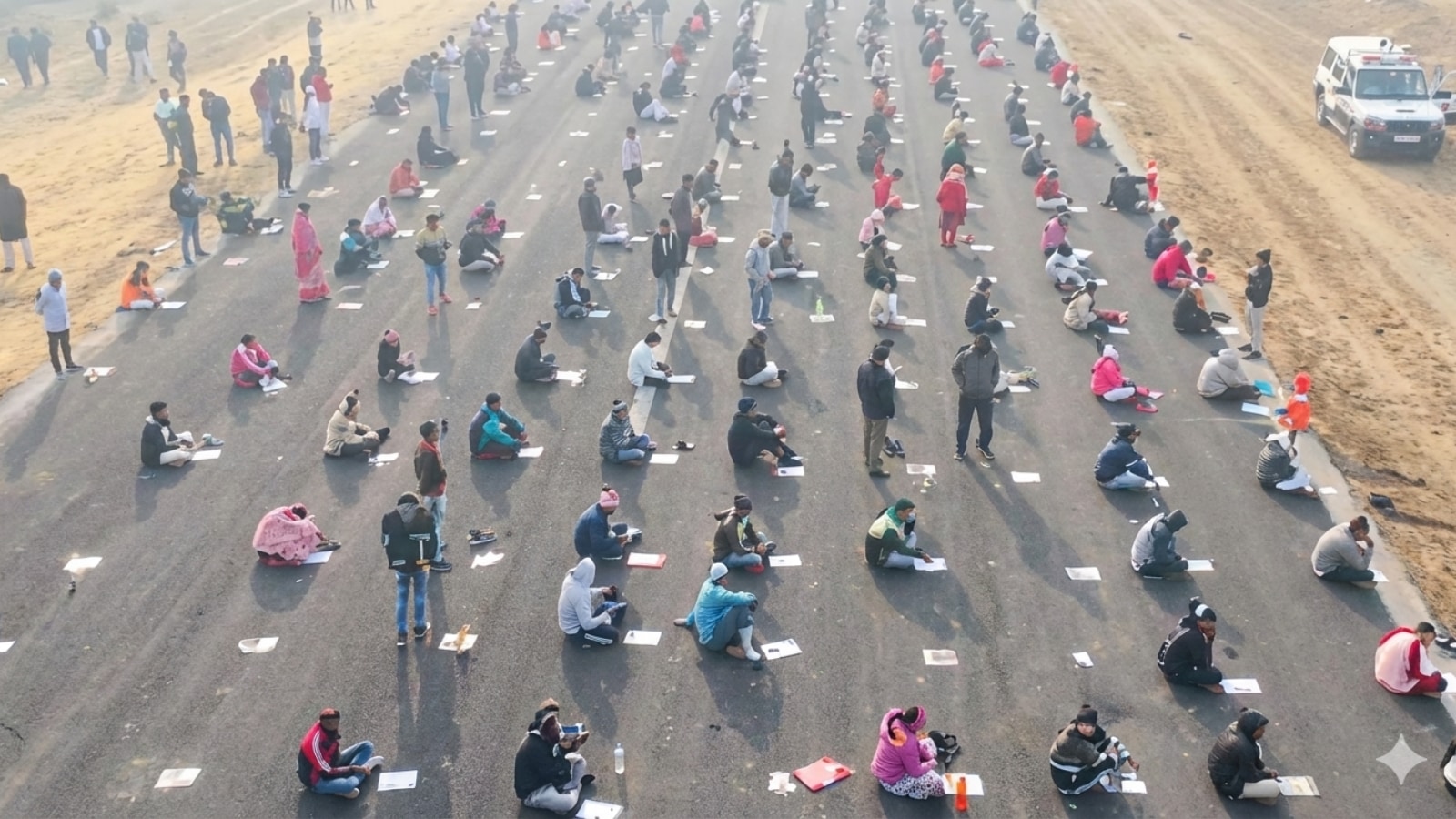Odisha Airstrip Turns Exam Hall as 8,000 Candidates Appear for Home ...