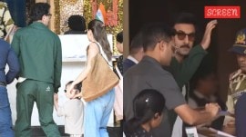 Ranbir Kapoor and Alia Bhatt were spotted at Mumbai airport, with their daughter Raha Kapoor