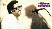 Radio announcer Ameen Sayani. Express archive photo Radio Ceylon, Ameen Sayani