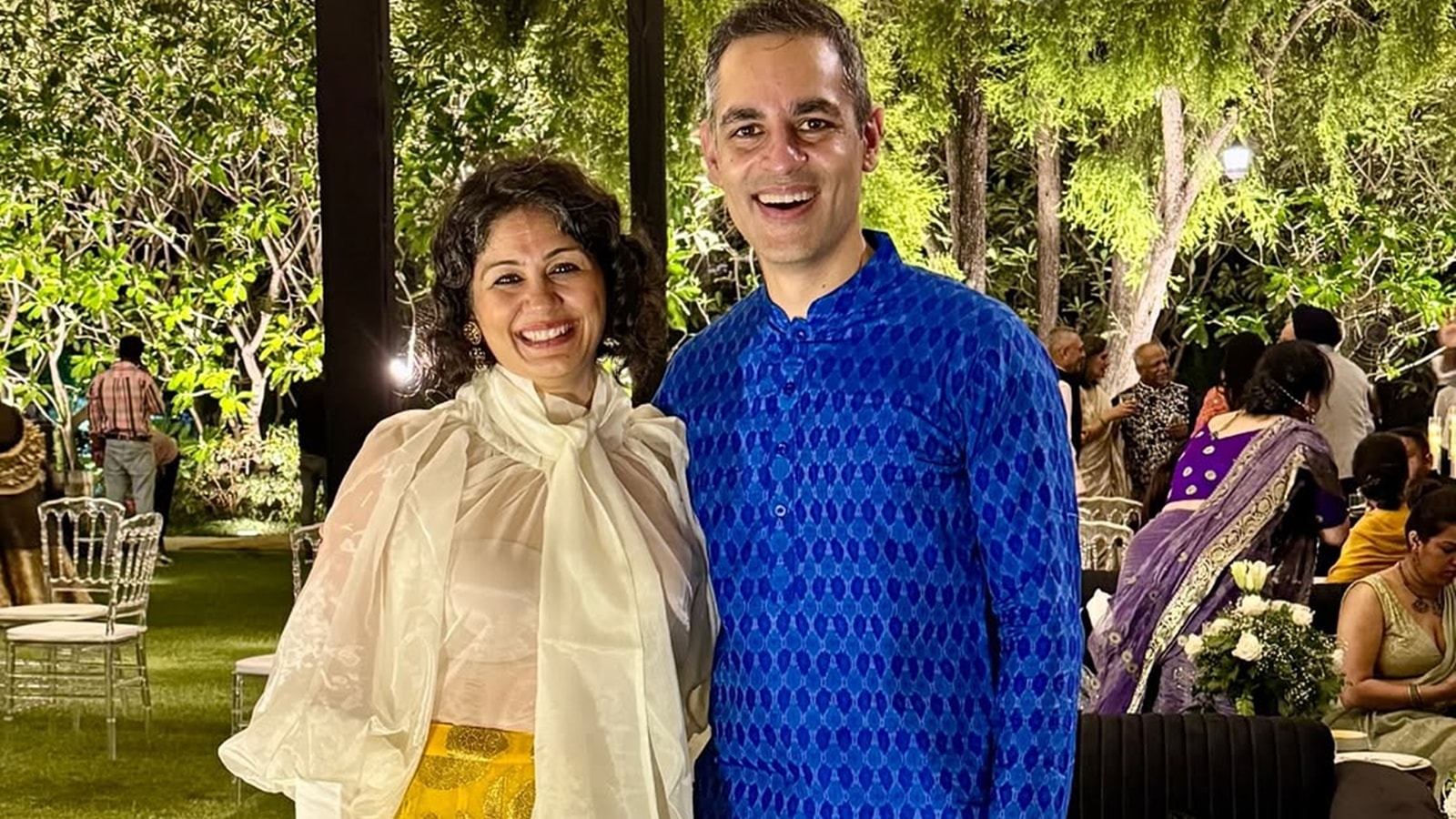 Ankur and his wife Richa