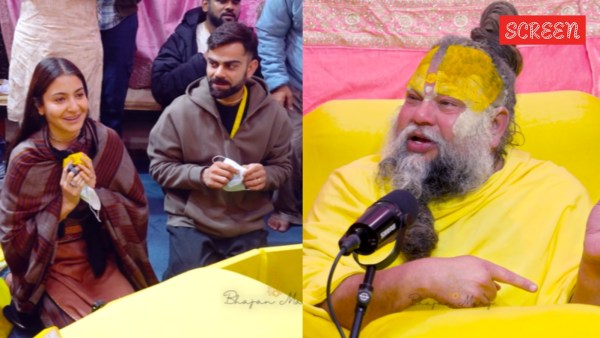 Anushka Sharma and Virat Kohli visit their guru Premanand Ji Maharaj in Vrindavan