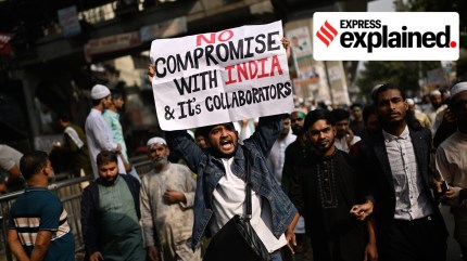 A protest following overnight attacks and vandalism after the death of a prominent activist, in Dhaka, Bangladesh, Friday, Dec. 19.