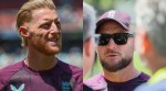 England captain Ben Stokes and head coach Brendon McCullum. (AP photo)