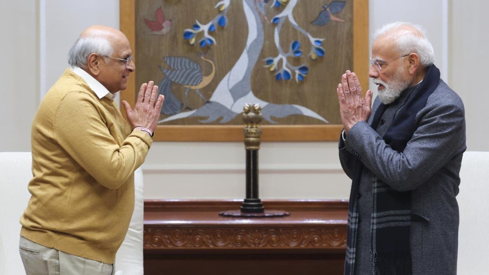 Gujarat CM Meets PM Modi