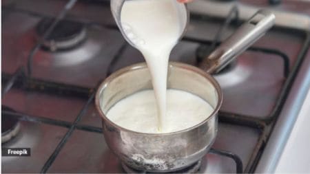 boiled milk