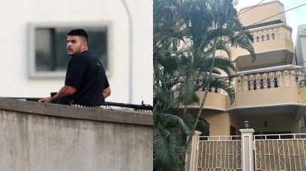 Shooter Sajid's son Navid Akram.