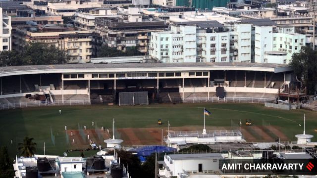 The Brabourne Stadium in Mumbai, built in the British Bombay era. The ground is owned by the Cricket Club of India. Express Photo by Amit Chakravarty 09-12-25, Mumbai