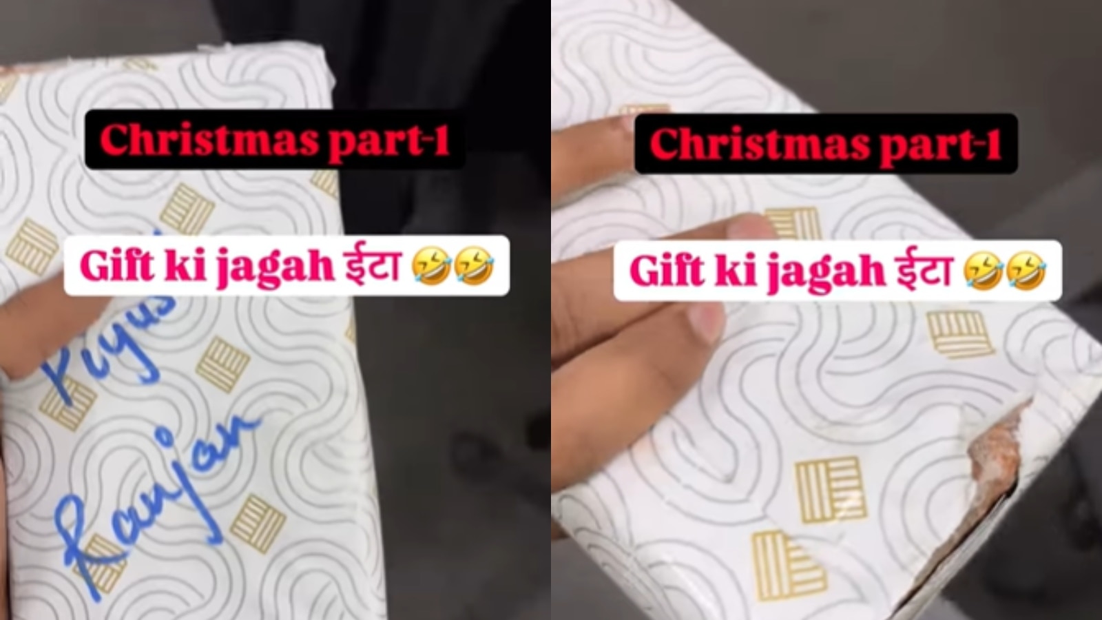 Man gets brick as ‘secret Santa’ gift; Christmas prank leaves Internet divided: ‘Use it wisely’