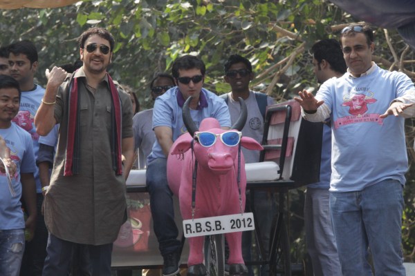 India's 1st Soapbox Race with actor Imran Khan and director Vishal Bhardwaj. (Express Photos By Pradip Das)