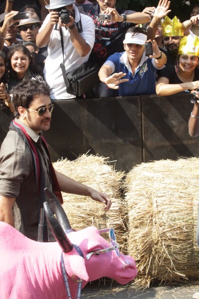 India's 1st Soapbox Race with actor Imran Khan and director Vishal Bhardwa. (Express Photos By Pradip Das, Mumbai , 02/12/12).