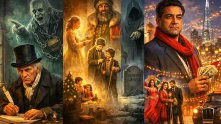 First published in 1843, Charles Dickens' A Christmas Carol tells the story of Ebenezer Scrooge.