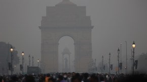 As per the Automatic Message Switching System (AMSS) in Delhi, the general visibility was barely 100 metres and the temperature was 10 degrees Celsius. (Express Photo by Tashi Tobgyal)