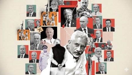 In a fractured global order, Delhi enters 2026 balancing autonomy, alignment and ambition — with little room for missteps. (Illustration by Surajit Patro)