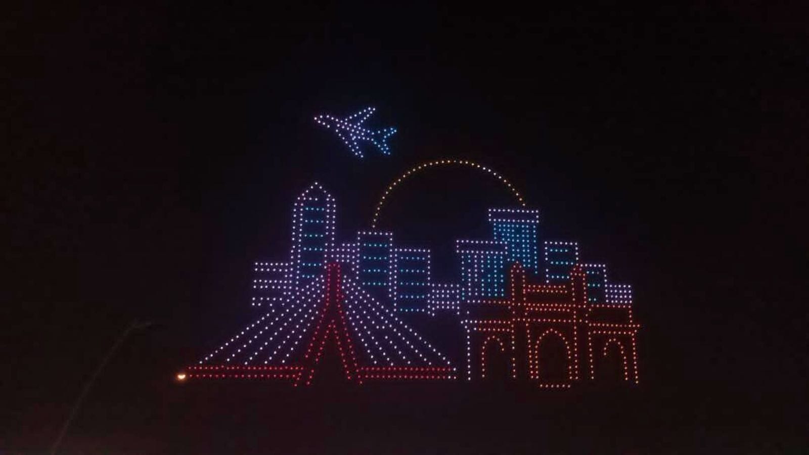 WATCH: 1,515 drones light up the sky as Navi Mumbai International Airport gets ready to launch ops