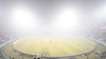 The match was, quite unusually, abandoned due to excessive fog but not before multiple inspections were conducted from 7pm to 9.30pm. (PTI Photo)